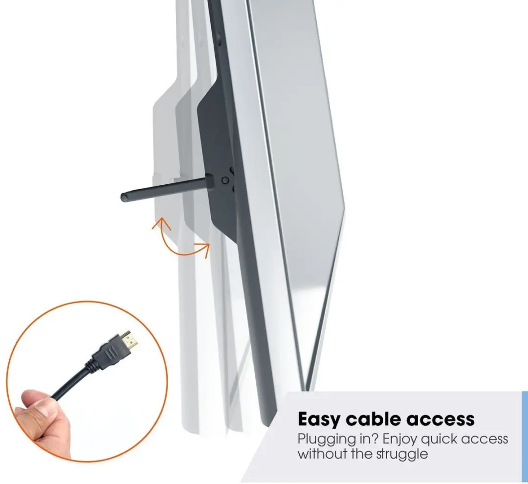 Vogel's TVM 3603 TV Muurbeugel 40-100 inch - Zwart - afbeelding 2 van 6