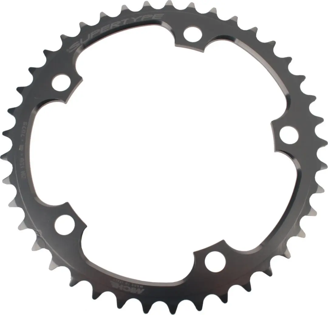 Miche Kettingblad Shimano Supertype 39t 130 Mm Zilver