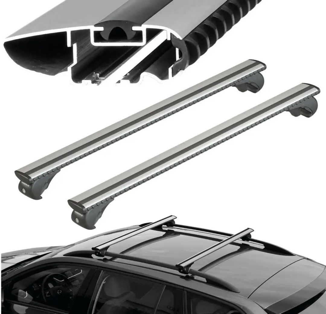 Merkloos Dakdragerset Aluminium 108cm voor Subaru Impreza 5p