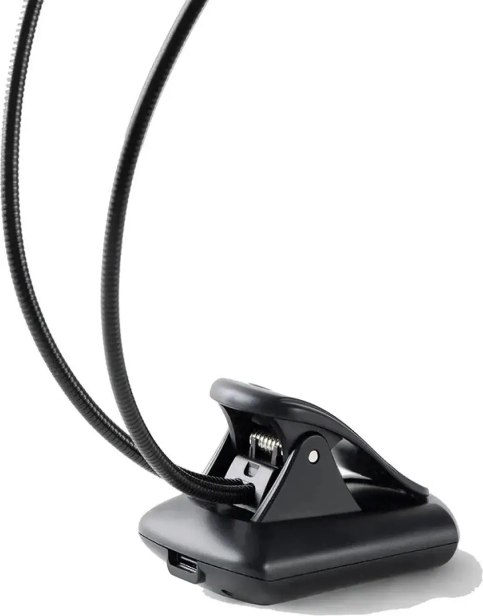 König & Meyer 12259 Lessenaarlamp LED FlexLight oplaadbaar - Zwart - afbeelding 3 van 4