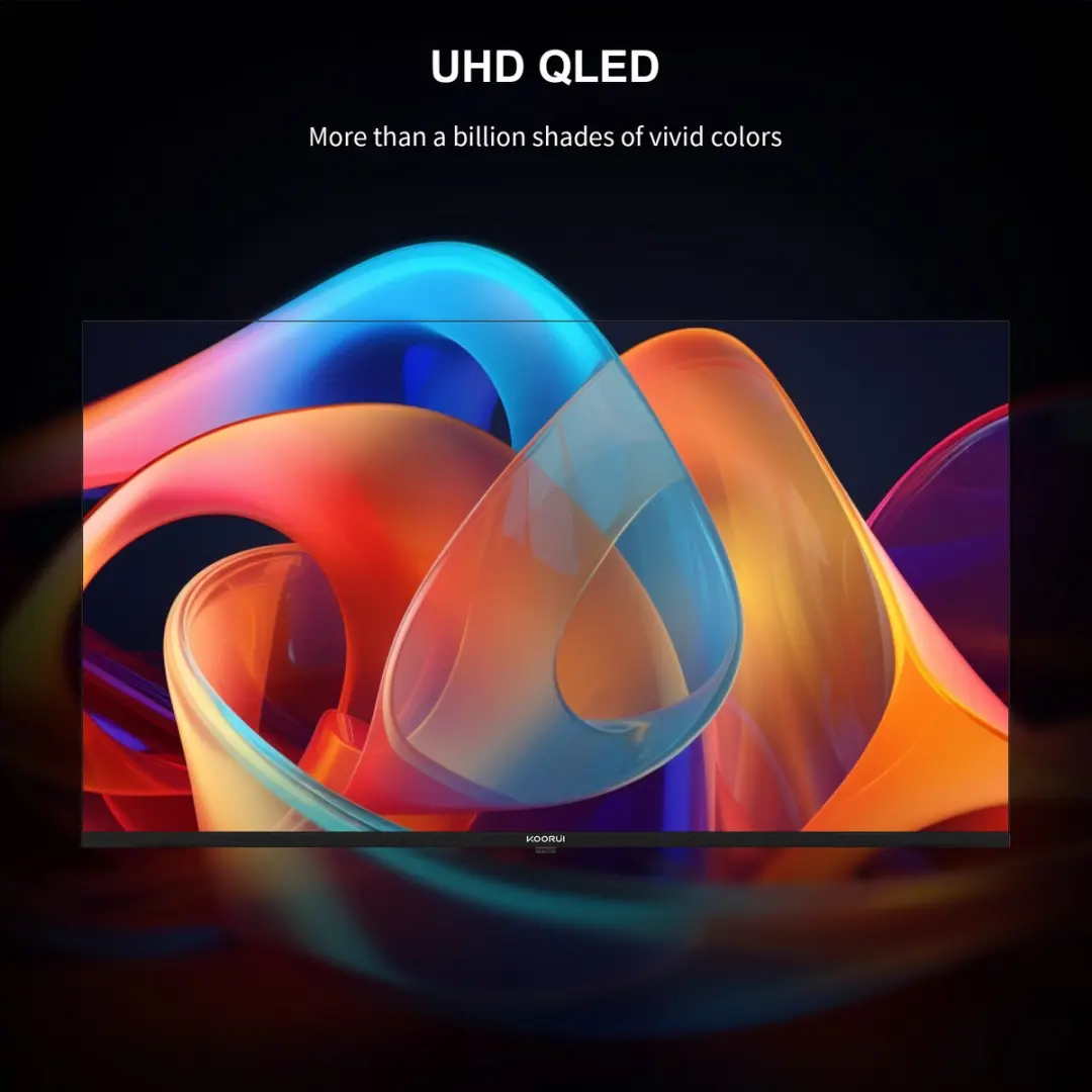 Koorui K55Q1UQ-T8 QLED Smart TV - 55 inch - afbeelding 3 van 6
