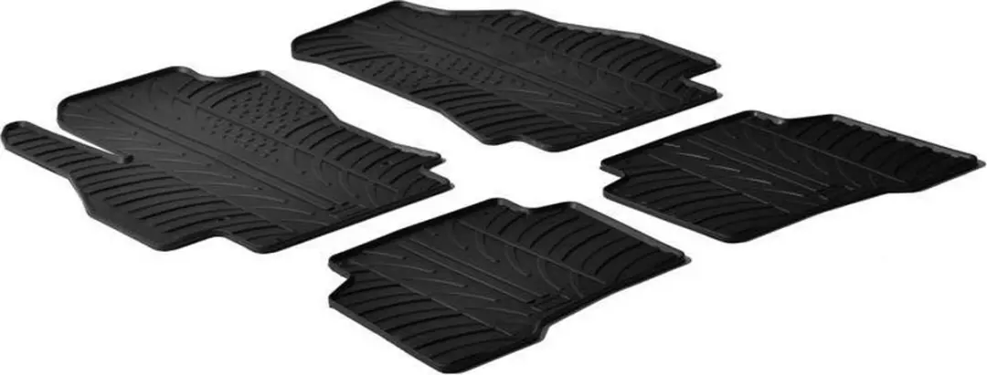 Gledring Rubbermatten passend voor Citroen Nemo / Peugeot Bipper / Fiat Fiorino