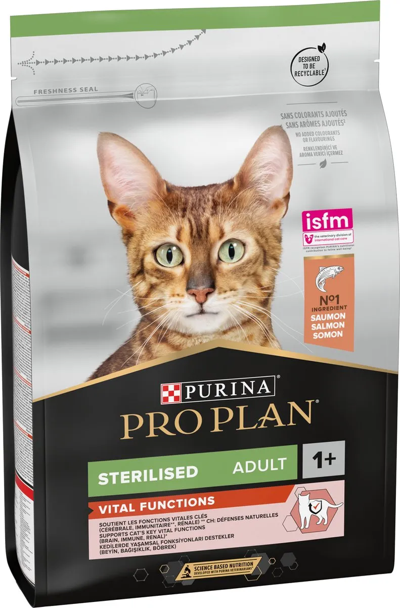 Pro Plan Sterilised Adult Kattenvoer Zalm 3kg