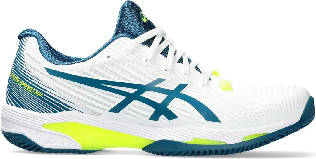 Asics Tennisschoen Solution Speed FF 2 Clay Heren Wit Groen