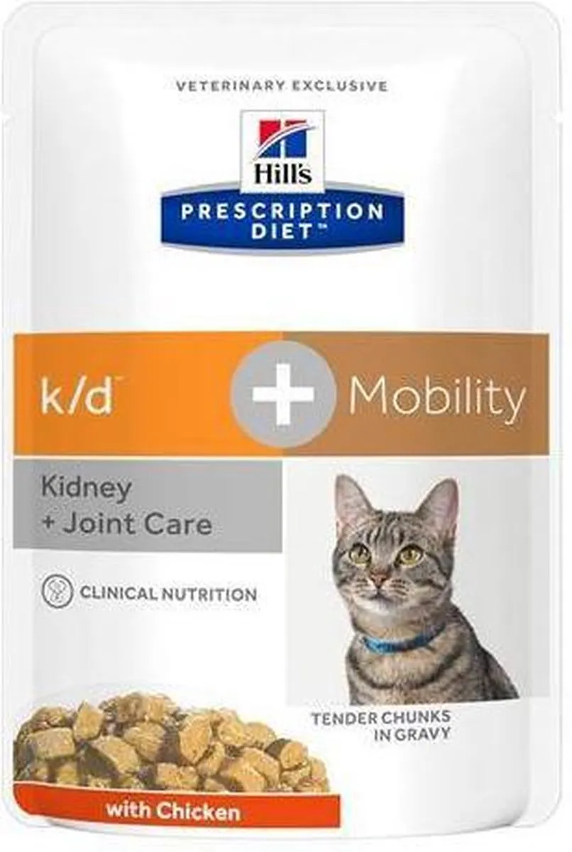 Hill's Feline K/D Mobility Kattenvoer 12x85g