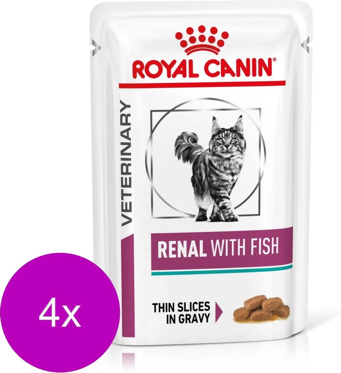Royal Canin Veterinary Diet Renal Tuna Kattenvoer - 48 Stuks