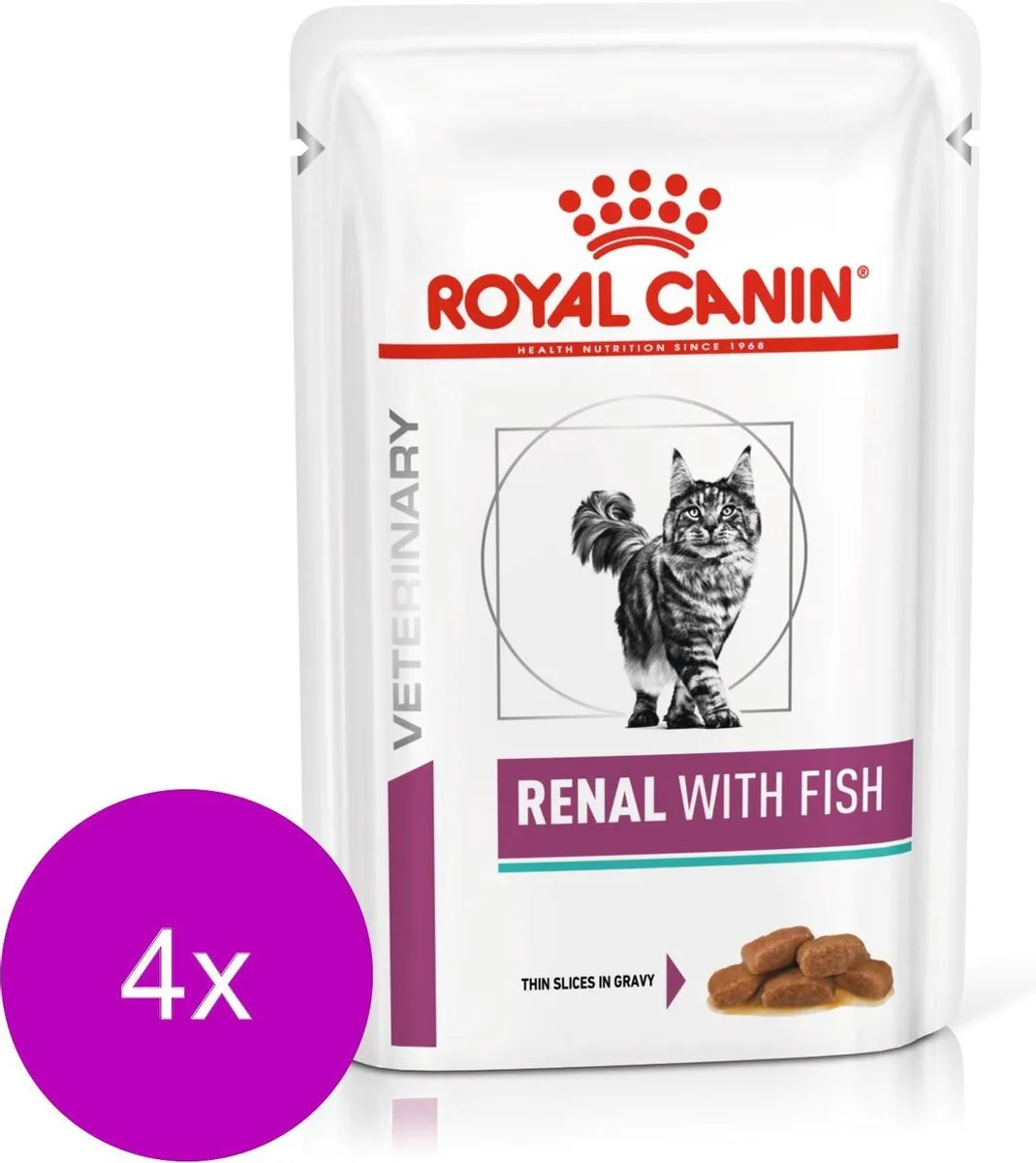 Royal Canin Veterinary Diet Renal Tuna Kattenvoer - 48 Stuks