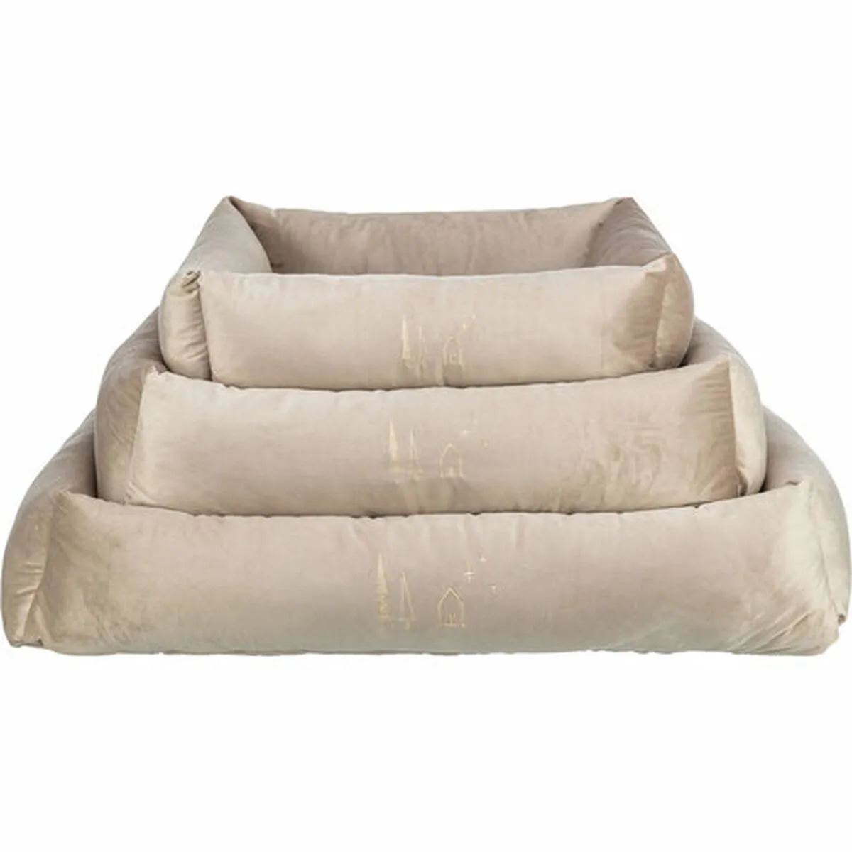 Trixie Hondenmand Xmas Livia - Beige 80x60cm
