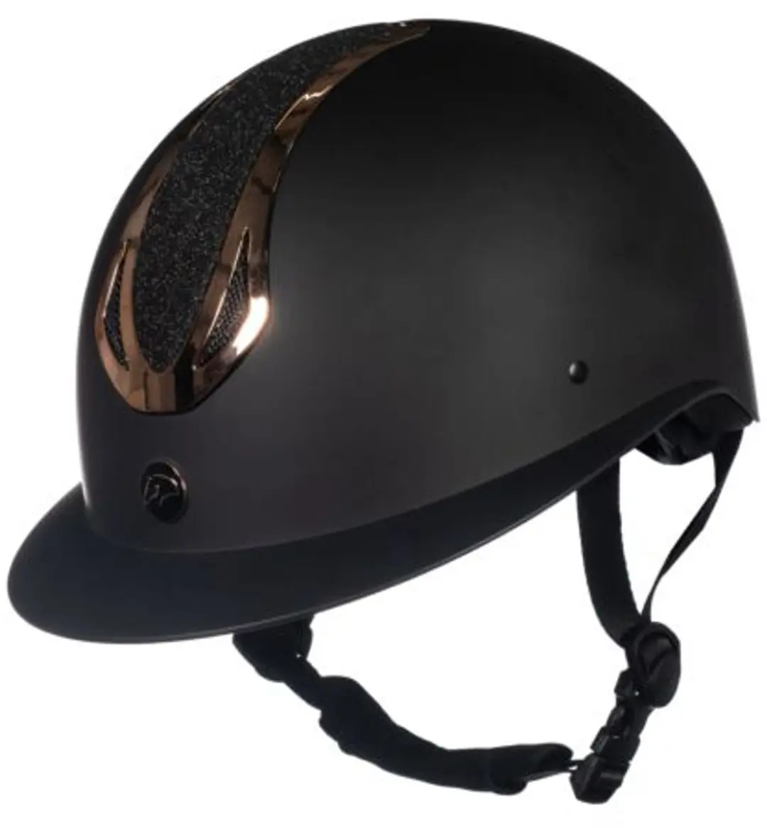 HKM Cap Illusion Black/Rose Gold 49-51cm