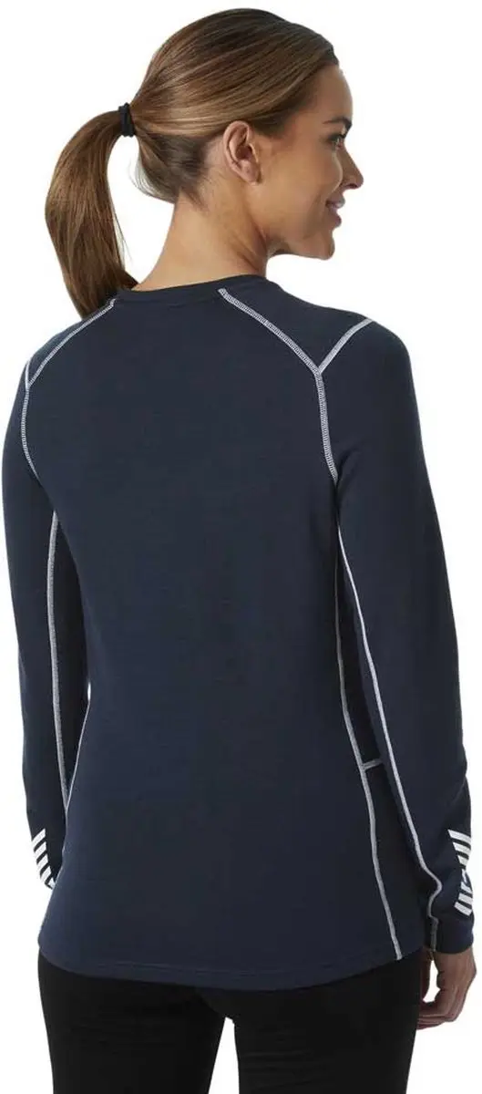 Helly Hansen Lifa Merino Midweight Crew Basislaag - Navy L - afbeelding 2 van 6