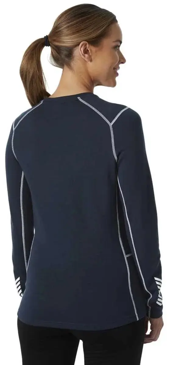Helly Hansen Lifa Merino Midweight Crew Basislaag - Navy L - afbeelding 3 van 6