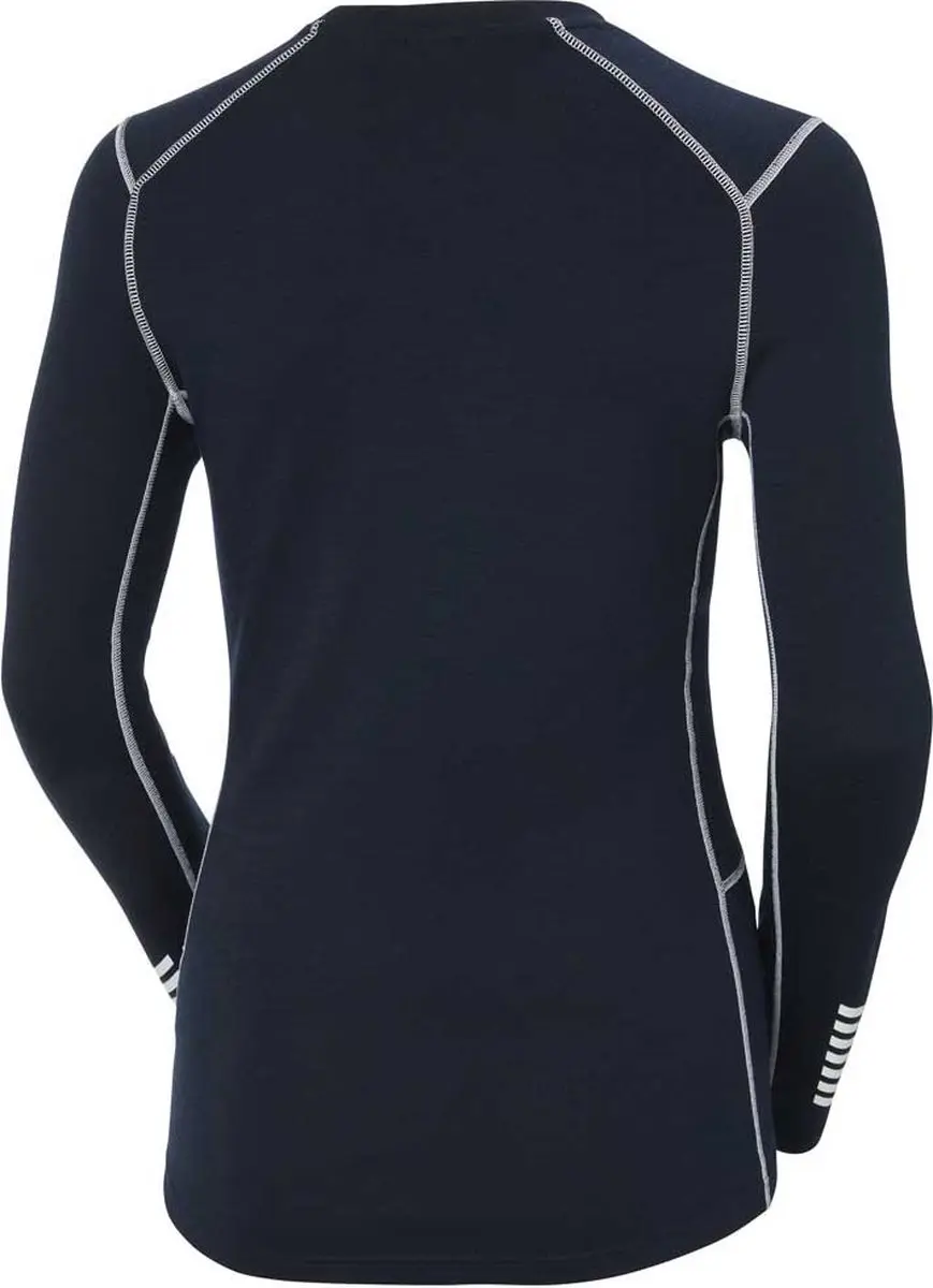 Helly Hansen Lifa Merino Midweight Crew Basislaag - Navy L - afbeelding 4 van 6
