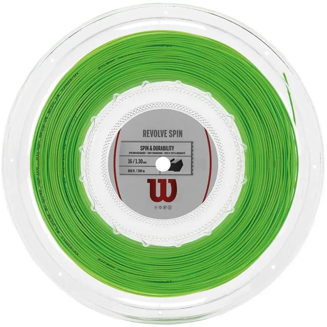 Wilson Revolve Spin Tennissnaar 200m - 1.25mm - Groen - afbeelding 2 van 2