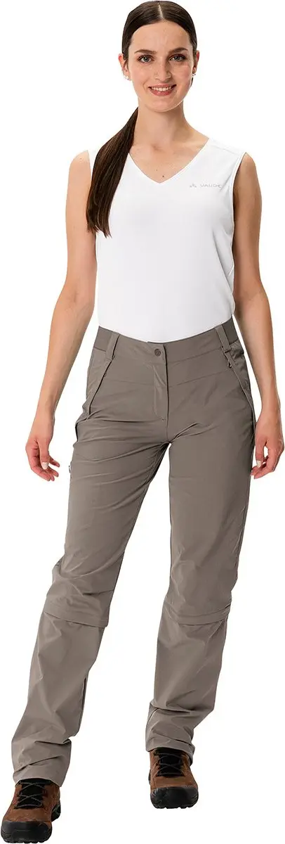 Vaude Farley Stretch Capri III Zip-off Broek - Coconut - afbeelding 4 van 5