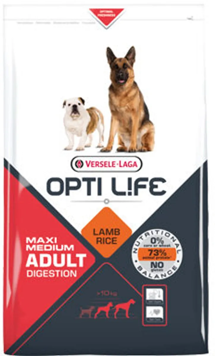 Versele-Laga Opti Life Adult Digestion Medium & Maxi 12,5kg