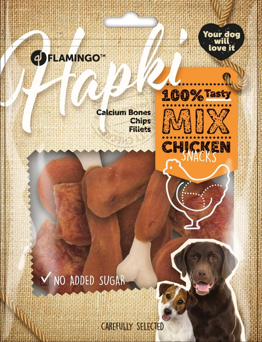 Flamingo Hondensnack Chick'n Mix 170g