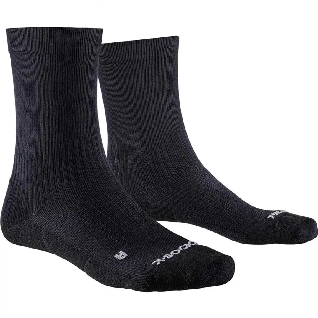 X-Socks Core Sport Crew Sokken Opal Black/Arctic White 45-47