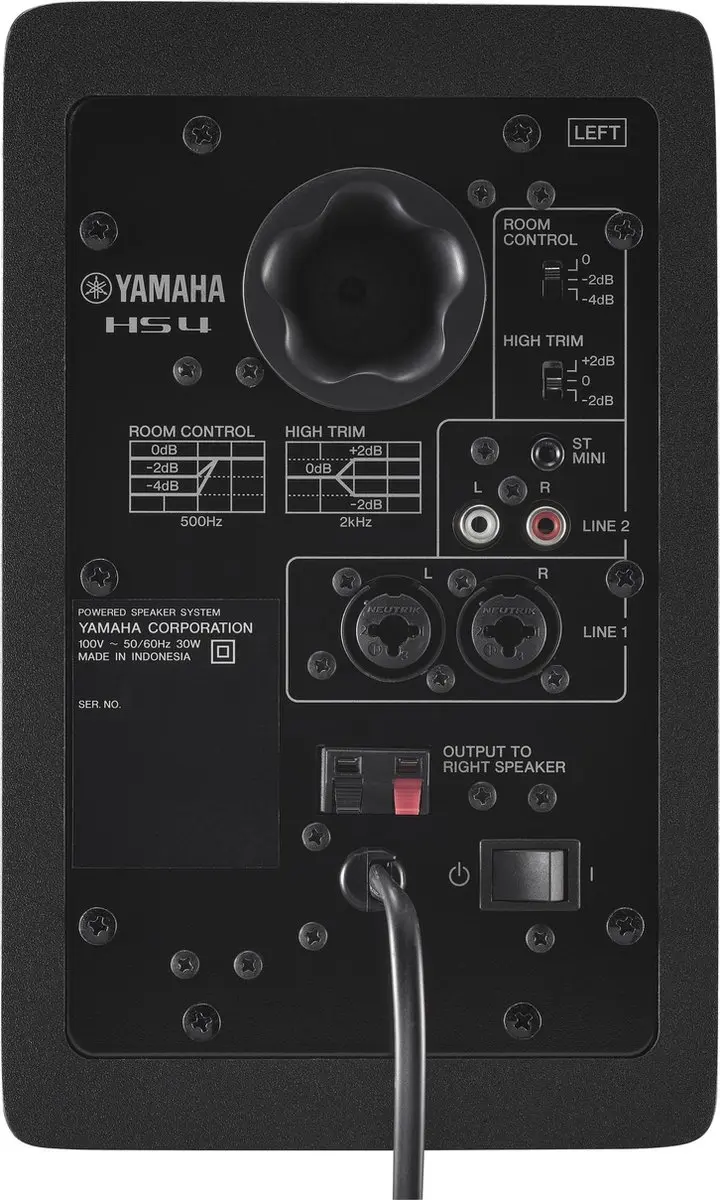 Yamaha HS4 Actieve Studiomonitor 4 inch - Zwart - afbeelding 3 van 6