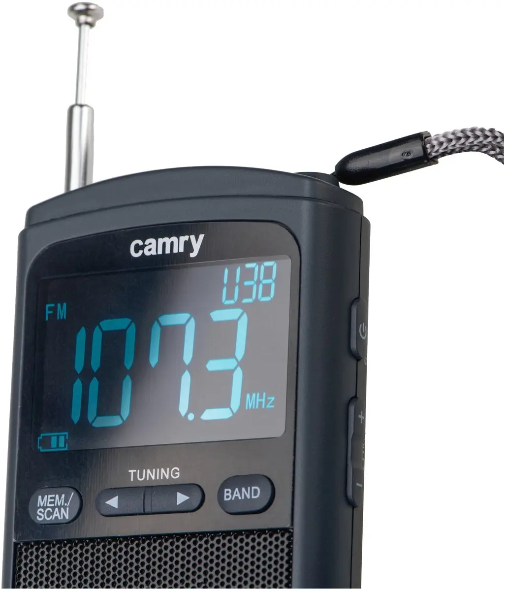 Camry Mini Radio CR 1905 - Zwart - afbeelding 4 van 6
