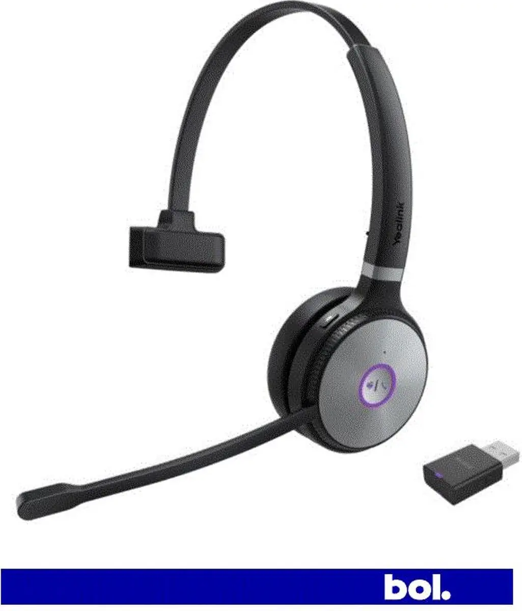 Yealink WH62 Portable Zwart-wit Teams