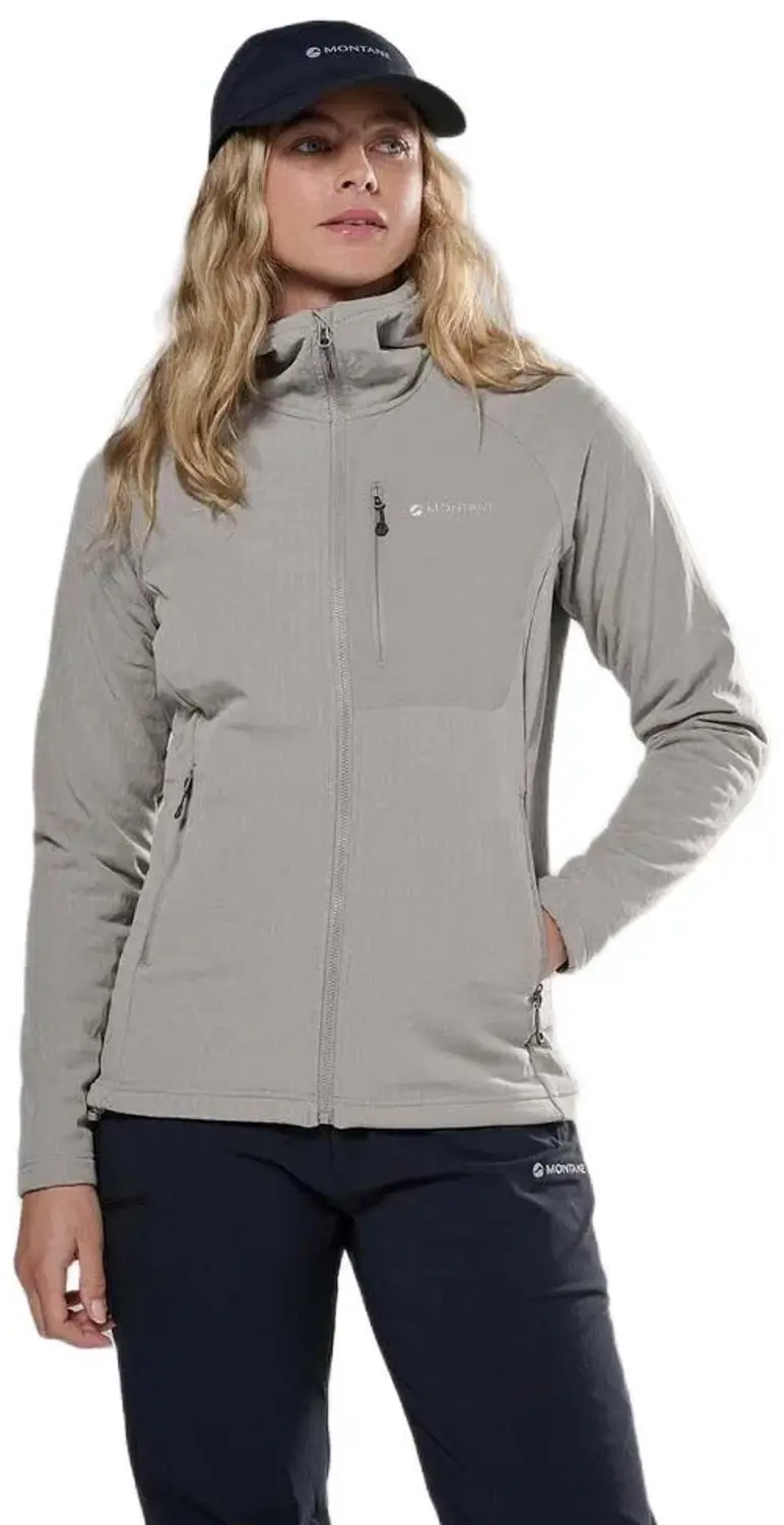 Montane Dura Fleece Met Kap Grijs M Vrouw