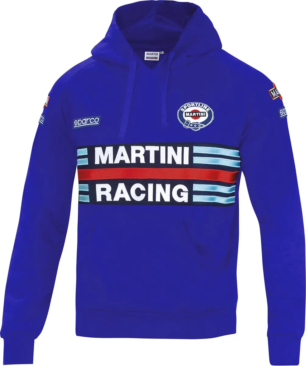 Sparco Martini Racing Replica Hoodie - Blauw - Maat 3XL