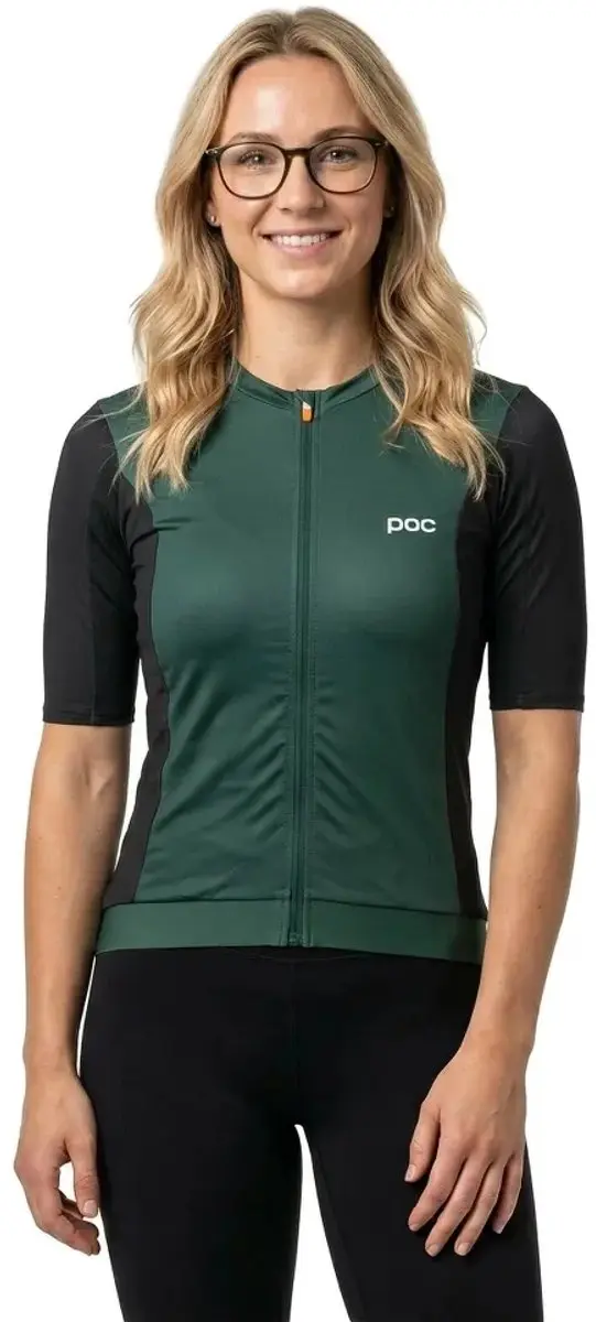 Poc Cadence Korte Mouw Wielertrui Groen S Vrouw