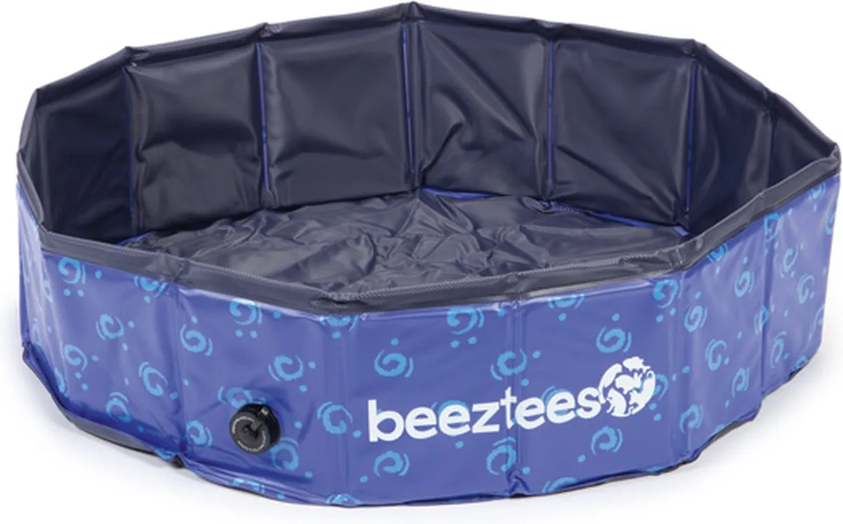 Beeztees Doggy Dip Zwembad - 80x80x20cm - Blauw - afbeelding 6 van 6