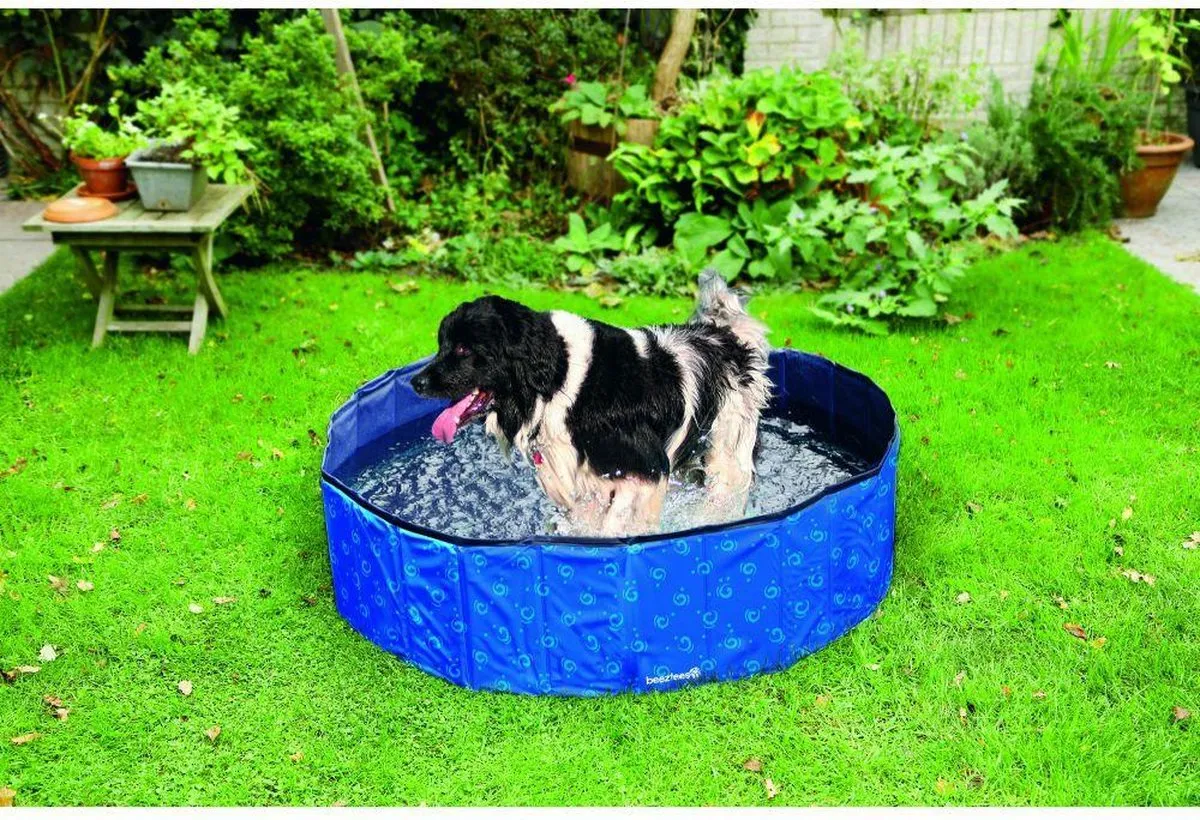 Beeztees Doggy Dip Zwembad - 80x80x20cm - Blauw