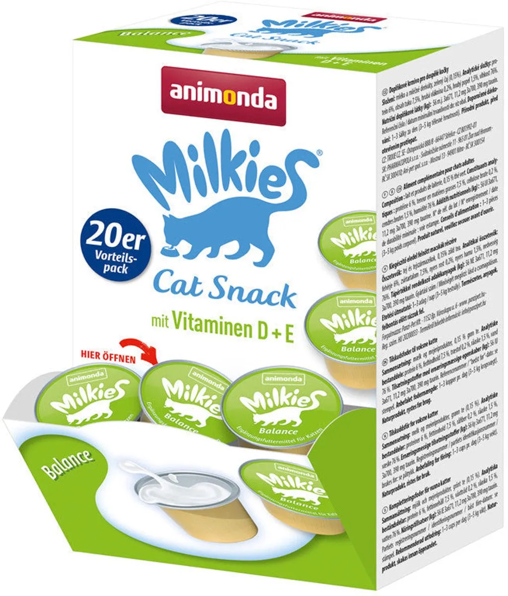 Animonda Milkies Balance Kuipjes - 20 Stuks