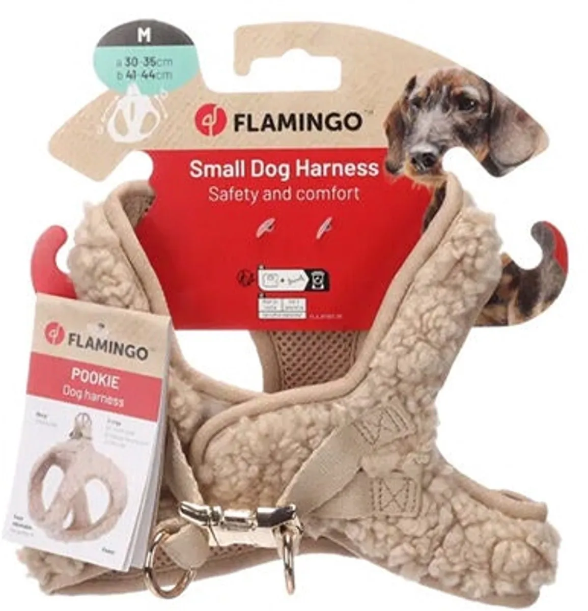 Flamingo Harnas Step&Go Pookie - Maat M