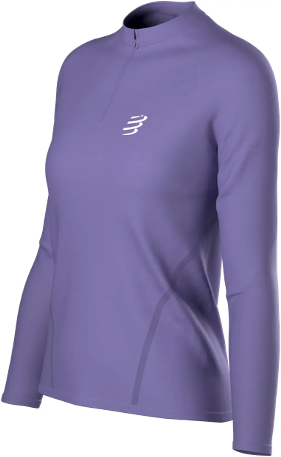 Compressport Merino Half-Zip Longsleeve Dames - Aster Purple - afbeelding 6 van 6