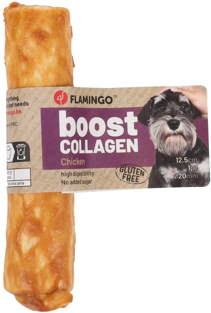 Flamingo Snack Boost Staafjes Kip & Collageen 50g