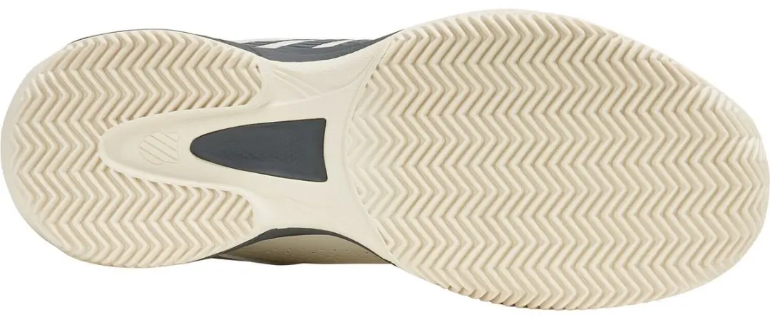 K-Swiss Court Express Heren Tennisschoenen - Wit-groen - afbeelding 5 van 6