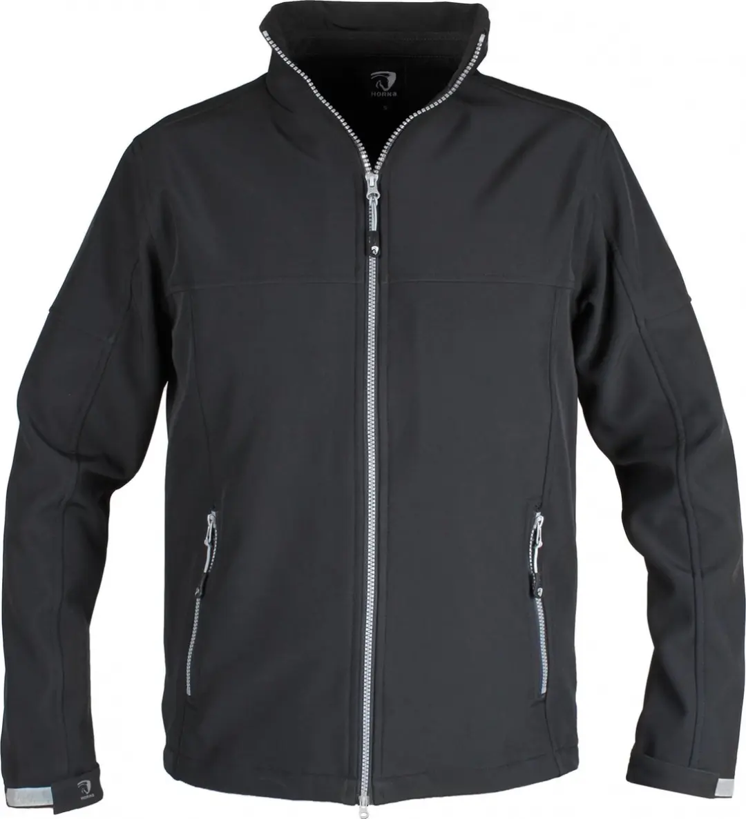 Horka Softshelljas Unisex Zwart Maat Xxl