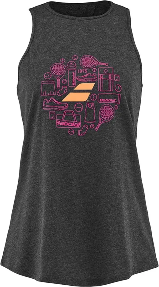 Babolat Play Mouwloos T-shirt Wit S Vrouw