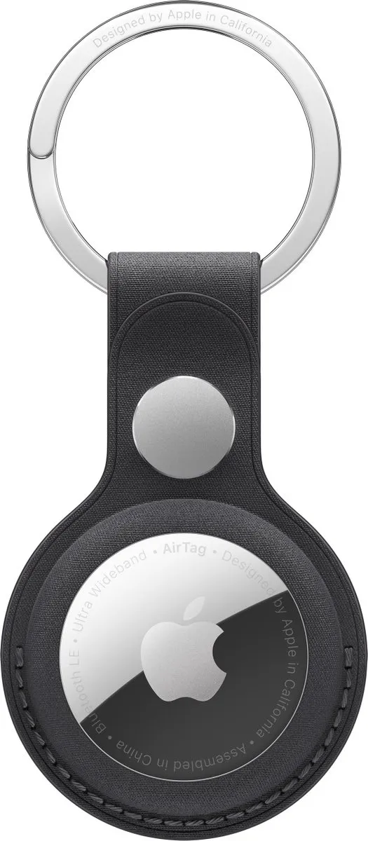 Apple FineWoven Sleutelhanger - AirTag - Zwart
