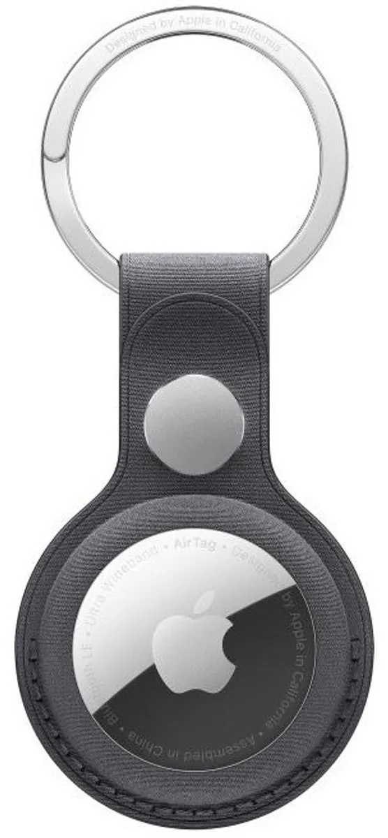 Apple FineWoven Sleutelhanger - AirTag - Zwart - afbeelding 6 van 6