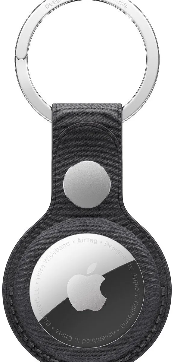Apple FineWoven Sleutelhanger - AirTag - Zwart