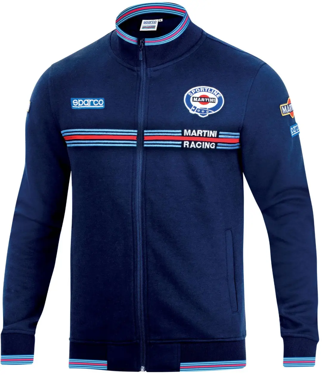 Sparco Sweater met rits MARTINI-Racing maat