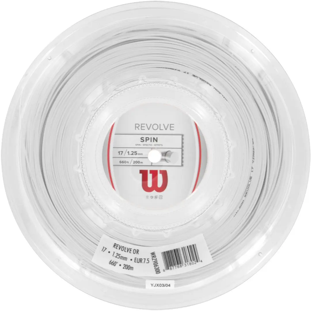 Wilson tennissnaar Revolve 200m-1.25mm-wit