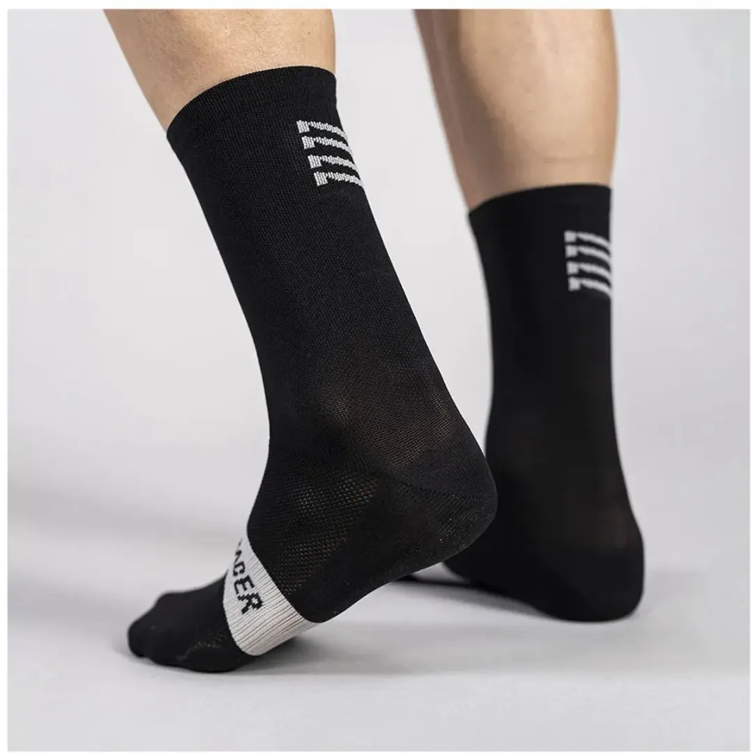 Bioracer Fietssokken Zomer - Unisex - Zwart - Maat 45-47 - afbeelding 3 van 6