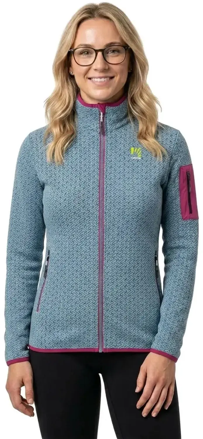 Karpos Mesdi´ Fleece Met Volledige Rits Blauw,Grijs M Vrouw