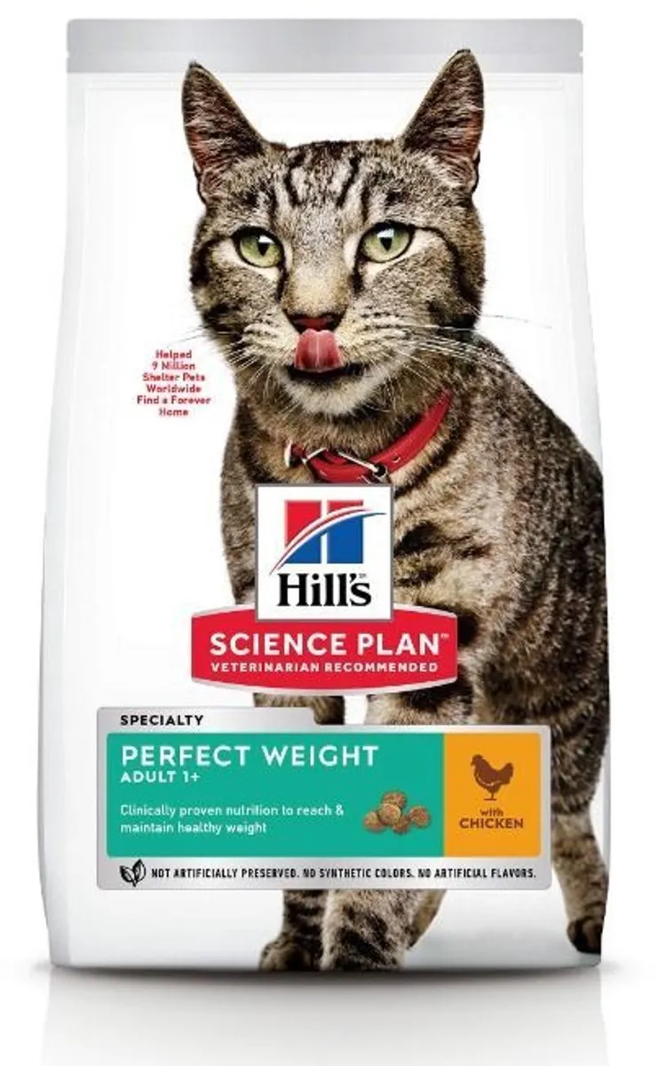 Hill's Science Plan Adult Perfect Weight Kattenvoer Kip 3kg