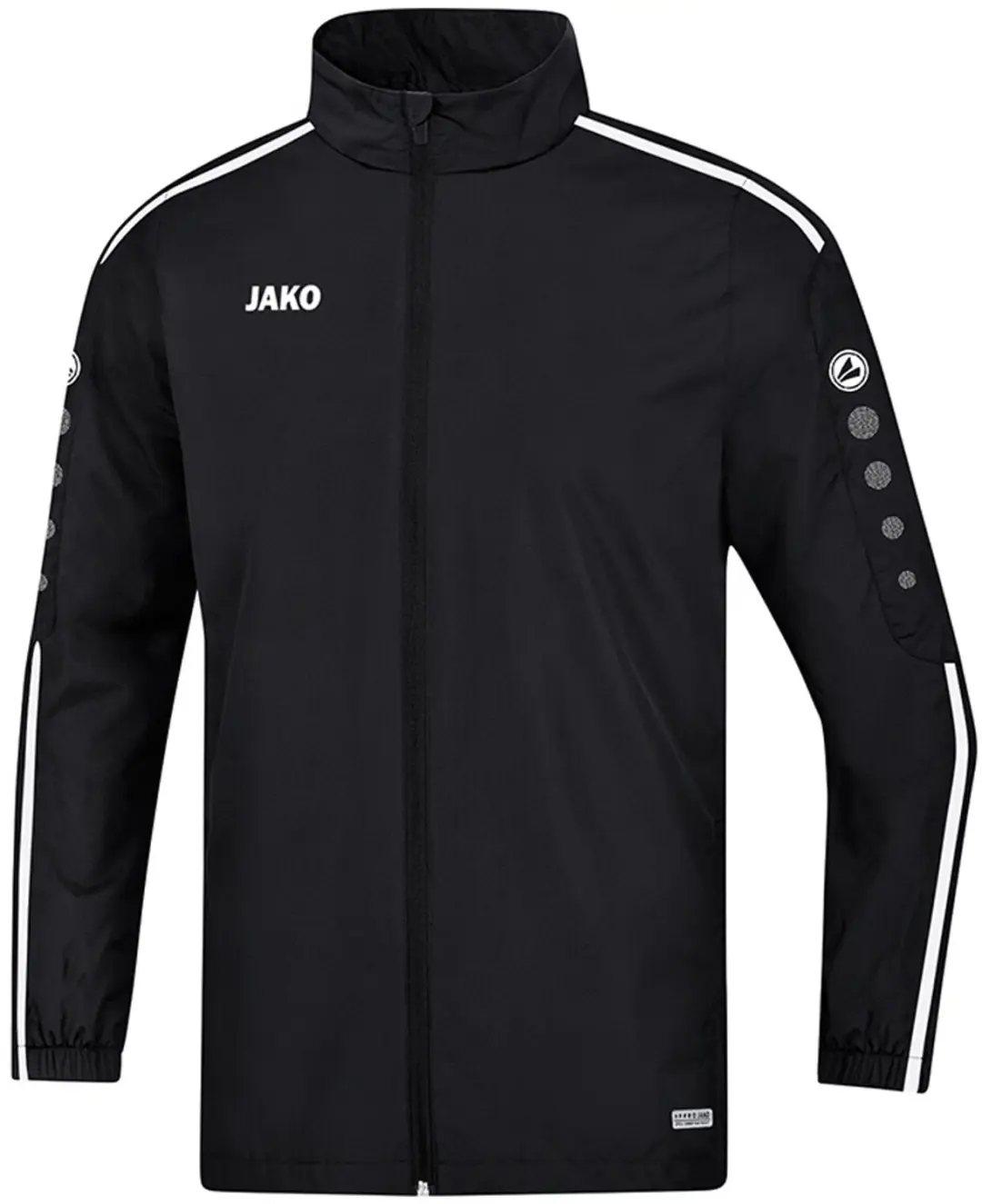 Jako Regenjas Striker 2.0 Zwart-Wit Maat 3XL