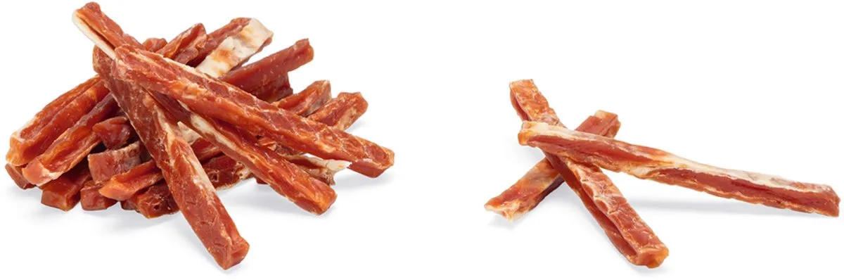 Beeztees Tasty Treats Eend Staafjes met Vis - 200g