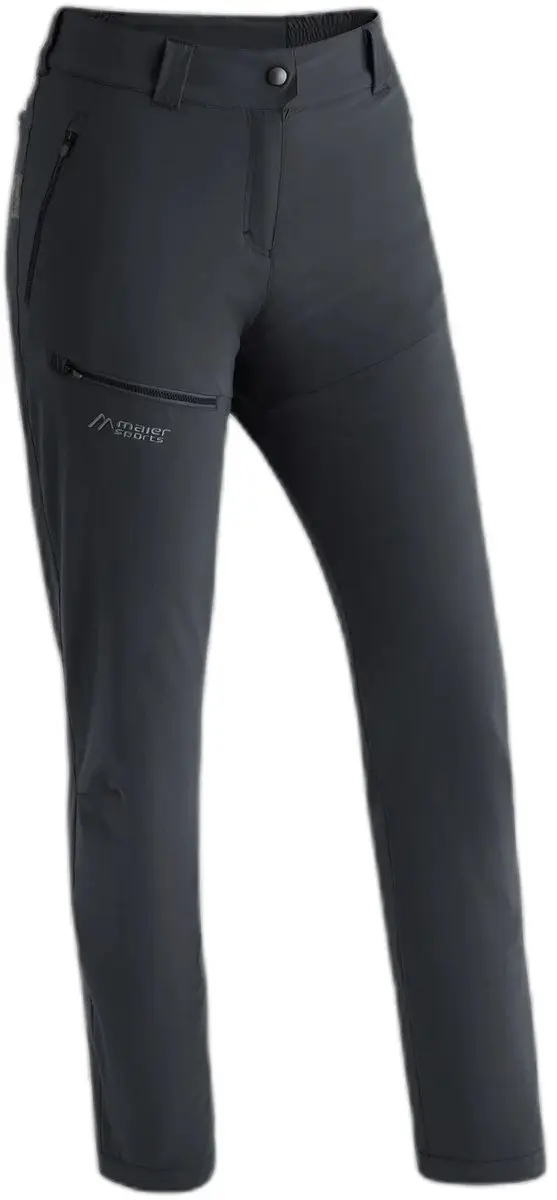 Maier Sports Lulaka Wool dames wandelbroek - Grafiet - afbeelding 5 van 6