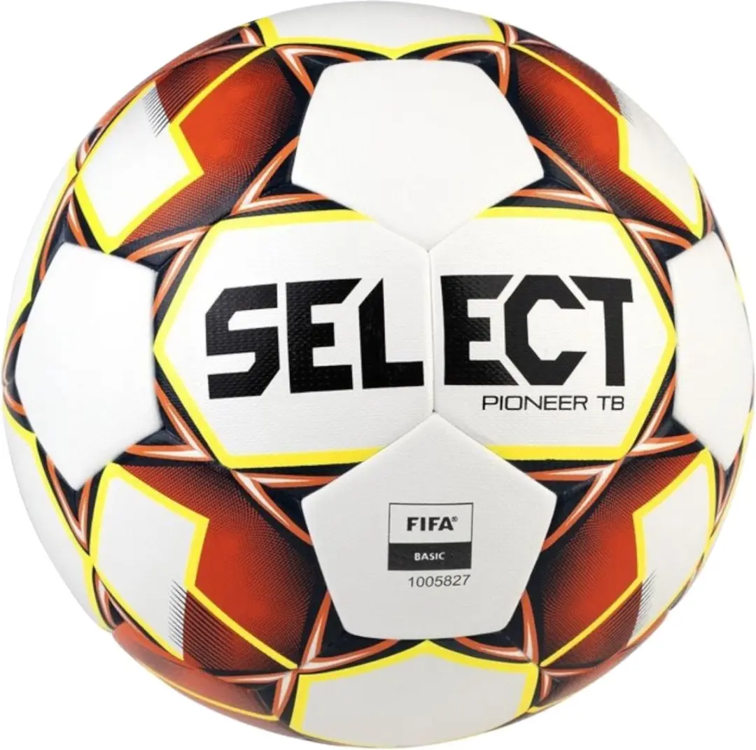 Select Pioneer TB FIFA Basic Ball PIONEER WHT-ORG, Unisex, Wit, Bal naar voetbal