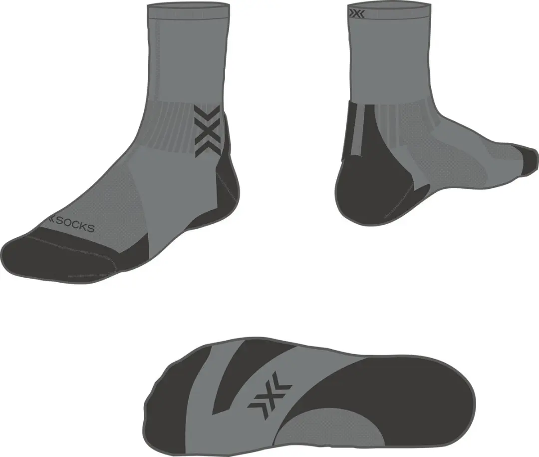 X-Socks Run Discover Crew Hardloopsokken - 39-41 - afbeelding 6 van 6