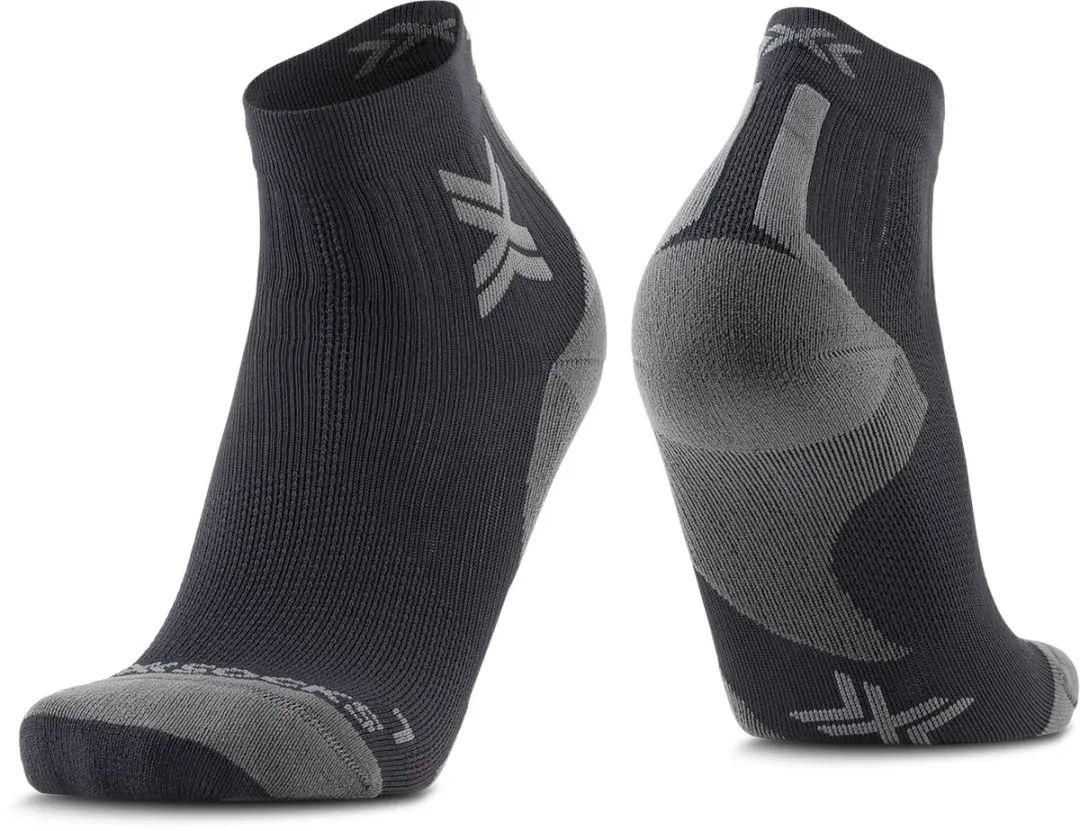 X-Socks Run Discover Ankle Hardloopsokken - Wit/Grijs - afbeelding 5 van 6